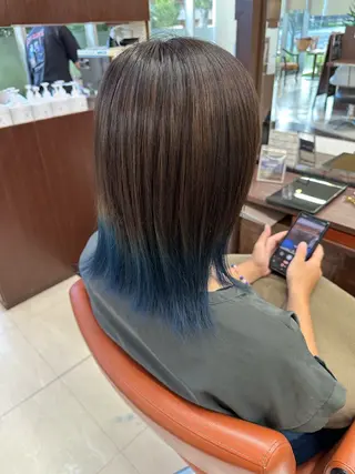 ミディアム カラー ヘアアレンジ 毎月230人担当/ メンズヘア/清和武虎のヘアスタイル