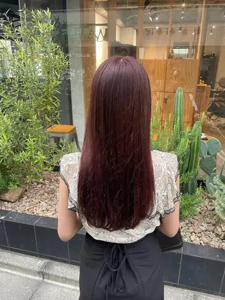ロング カラー Sia中野新橋 ﾕﾘ🐈‍⬛🎀のヘアスタイル