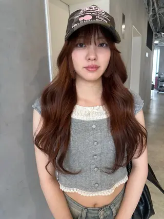 ロング 🎀韓国/髪質改善 長野美和🎀のヘアスタイル