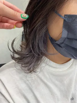 ミディアム カラー 🕶️佐藤 海李🐏のヘアスタイル