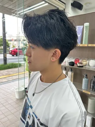 ショート パーマ メンズ メンズパーマの達人 /タカシマ　ダイスケのヘアスタイル