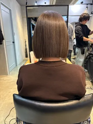 ショート とびまつ /ショート/脱白髪染のヘアスタイル