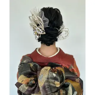 セミロング カラー パーマ ヘアアレンジ メンズ キッズ BRAIDS💎愛子 大人ハイライト💎のヘアスタイル