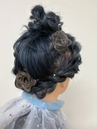 ロング ヘアアレンジ EARTH大曽根💛 田中りほのヘアスタイル