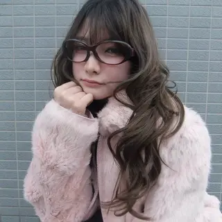 ロング カラー デザイン/レイヤー/ yuan⟡.·のヘアスタイル