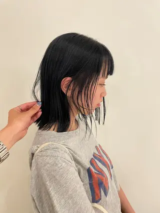 ミディアム カラー yuna / tsunaguのヘアスタイル