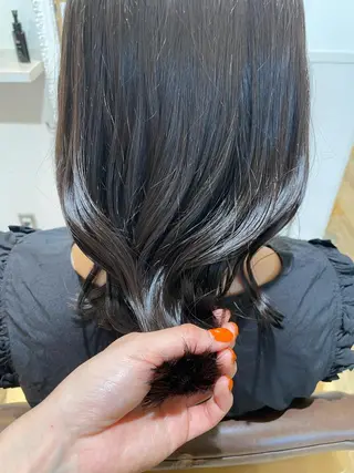 ミディアム 石渡このみ 🍊レイヤーカットのヘアスタイル