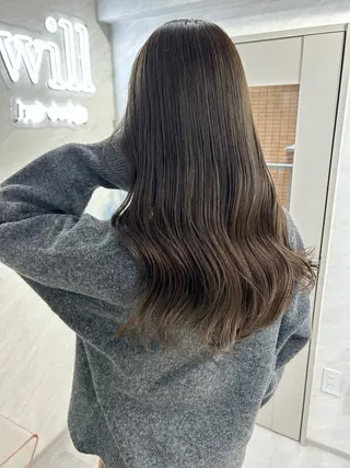 ロング カラー 髪質改善will hairdesignのヘアスタイル