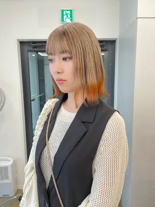 ショート カラー pole所属・【pole】 minaのヘアスタイル