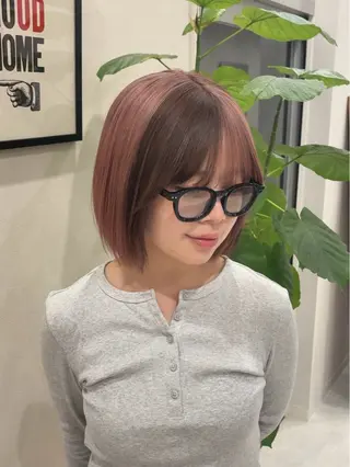 ミディアム カラー ハイトーン/ブリーチ /reitのヘアスタイル