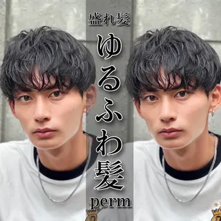 メンズ 🎖️似合わせメンズ パーマ🎖️カネキのヘアスタイル