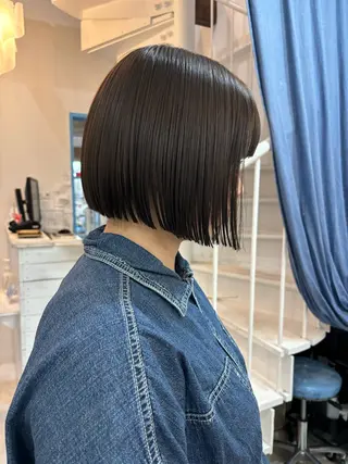 ショート ボブ／ミニボブ／ akaneのヘアスタイル