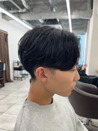 ショート パーマ メンズ 🏆メンズヘア特化 🥇代表りんぺーのヘアスタイル