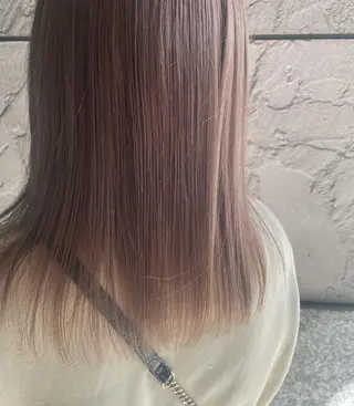 セミロング カラー 韓国ヘア🇰🇷 Misuzuのヘアスタイル