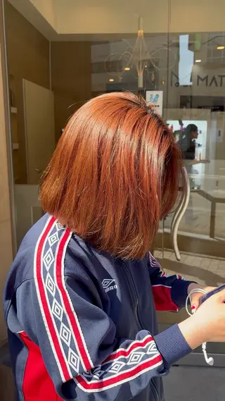 ミディアム あいり 福岡美容師のヘアスタイル