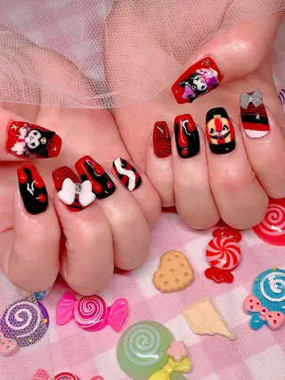 ネイル シェアサロンLei.g(レイジー)所属・3Dアートネイル💗 都築レナのネイルデザイン