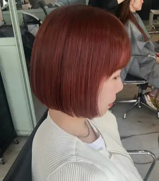 ショート カラー 暖色/まろベージュ/ シカタユウカのヘアスタイル