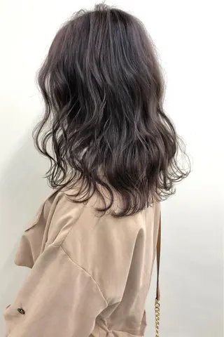 セミロング 透明感カラー／ 髪質改善／ボブ／中山のヘアスタイル