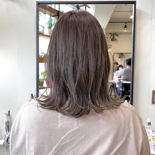 ミディアム カラー ヘアアレンジ tane.所属・【ダメージレス施術】 【透明感】北村 拓也のヘアスタイル