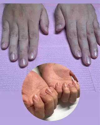 メンズ ネイル 爪ケア/深爪 自爪育成 🐰えむのネイルデザイン