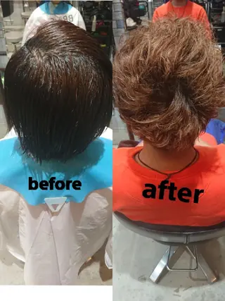 パーマ メンズ 浅野  勇貴のヘアスタイル