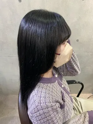 セミロング カットモデル/ 吉本　彩夏のヘアスタイル