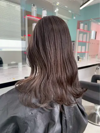 セミロング レイヤーカット/ケ アブリーチ/Moeのヘアスタイル