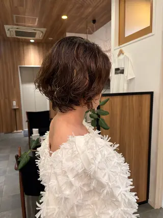 ショート パーマ BEAUTRIUM 穂乃香のヘアスタイル