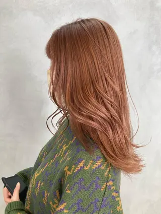 ロング カラー 🟢ボブパーマ/ハー ドパーマ/大西🟢のヘアスタイル