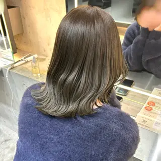 ミディアム ボブ/くびれボブ/ 髪質改善/Ru-kaのヘアスタイル