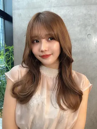 ロング SALOWIN原宿AROA店所属・顔まわり神カット✂︎ 齋藤雄大【表参道】のヘアスタイル