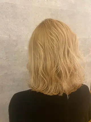 ミディアム カラー ヘアアレンジ ✨髪質改善/透明感✨ 西野　陽のヘアスタイル