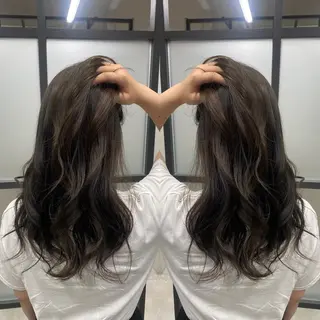 ロング カラー tocca 💜石田愛結💜のヘアスタイル