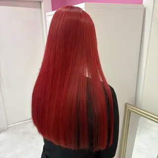 ロング カラー ブリーチ⏳艶カラー Natsukiのヘアスタイル