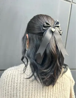 セミロング カラー KY-GO のぞみのヘアスタイル