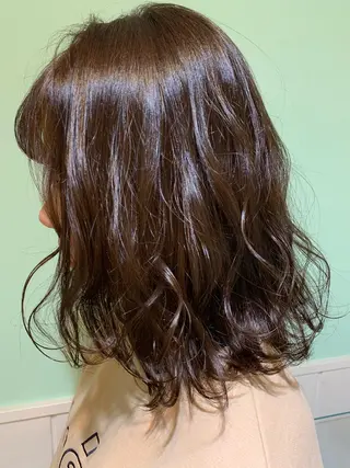 ミディアム カラー パーマ fukuyasu rikaのネイルデザイン