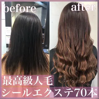 ロング カラー パーマ ヘアアレンジ 八巻 晴香のヘアスタイル