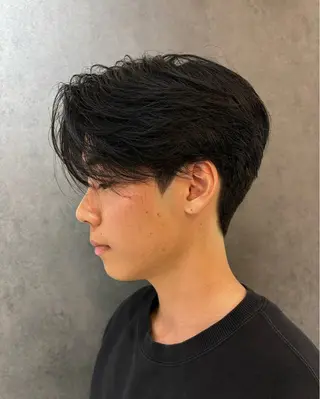 メンズ kalm所属・✵TAKUMI/ 横浜/センターパートのヘアスタイル