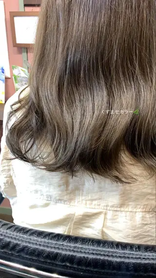 ミディアム カラー chouette/ 根本優希のヘアスタイル