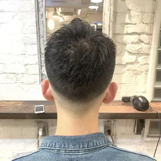 ショート メンズ Hair make ONE  008所属・メンズ/フェード/ バーバー/盛山大地のヘアスタイル