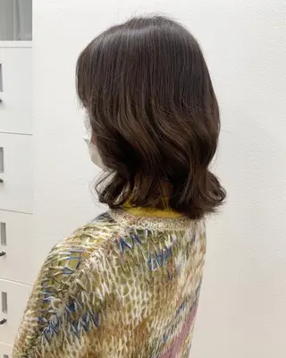 ミディアム cirrus🕊 韓国ヘア♡山縣あかりのヘアスタイル