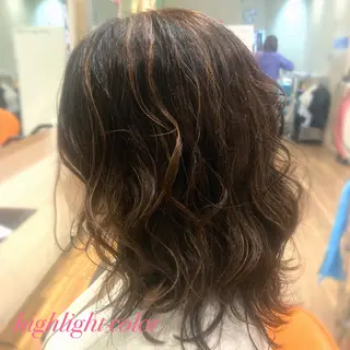 ミディアム カラー 森山 雄太のヘアスタイル