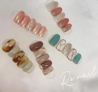 ネイル Re:Ø nail 🩵TSUJIのネイルデザイン