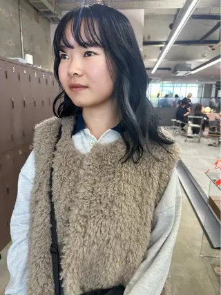 ロング カラー myu 🐈⬛のヘアスタイル