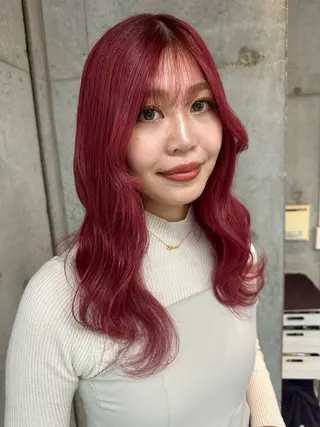 カラー 女性に人気♪ はやしほのかのヘアスタイル