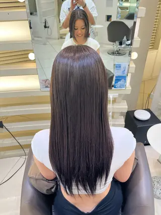 カラー 縮毛矯正/艶髪/ チホリのヘアスタイル