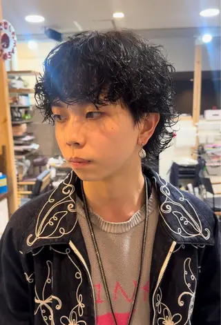 パーマ メンズ 年間2000名担当◎ パーマ職人/仲原佑樹のヘアスタイル