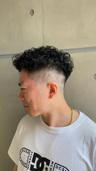 ショート パーマ メンズ Graph. （グラフ）立川🪽✨のヘアスタイル