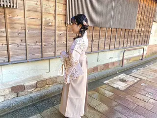 セミロング ヘアアレンジ 金沢着物レンタル 彩の家のエステ・リラクイメージ