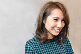 ミディアム カラー 磯部 巧 bob/ショートのヘアスタイル